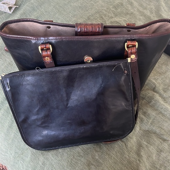 Brahmin Vintage Leather Tote - Picture 5 of 6